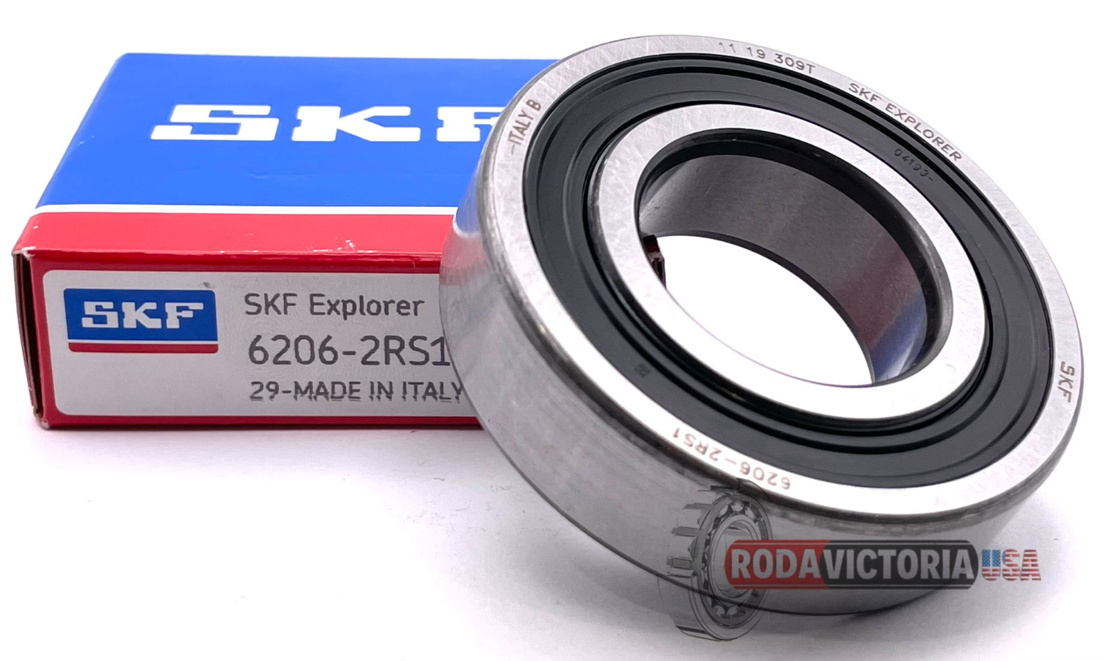 SKF 6206 2RS1 DEEP GROOVE BALL BEARING RUBBER SEALED 30x62x16mm 6206 DDU 6206LLU