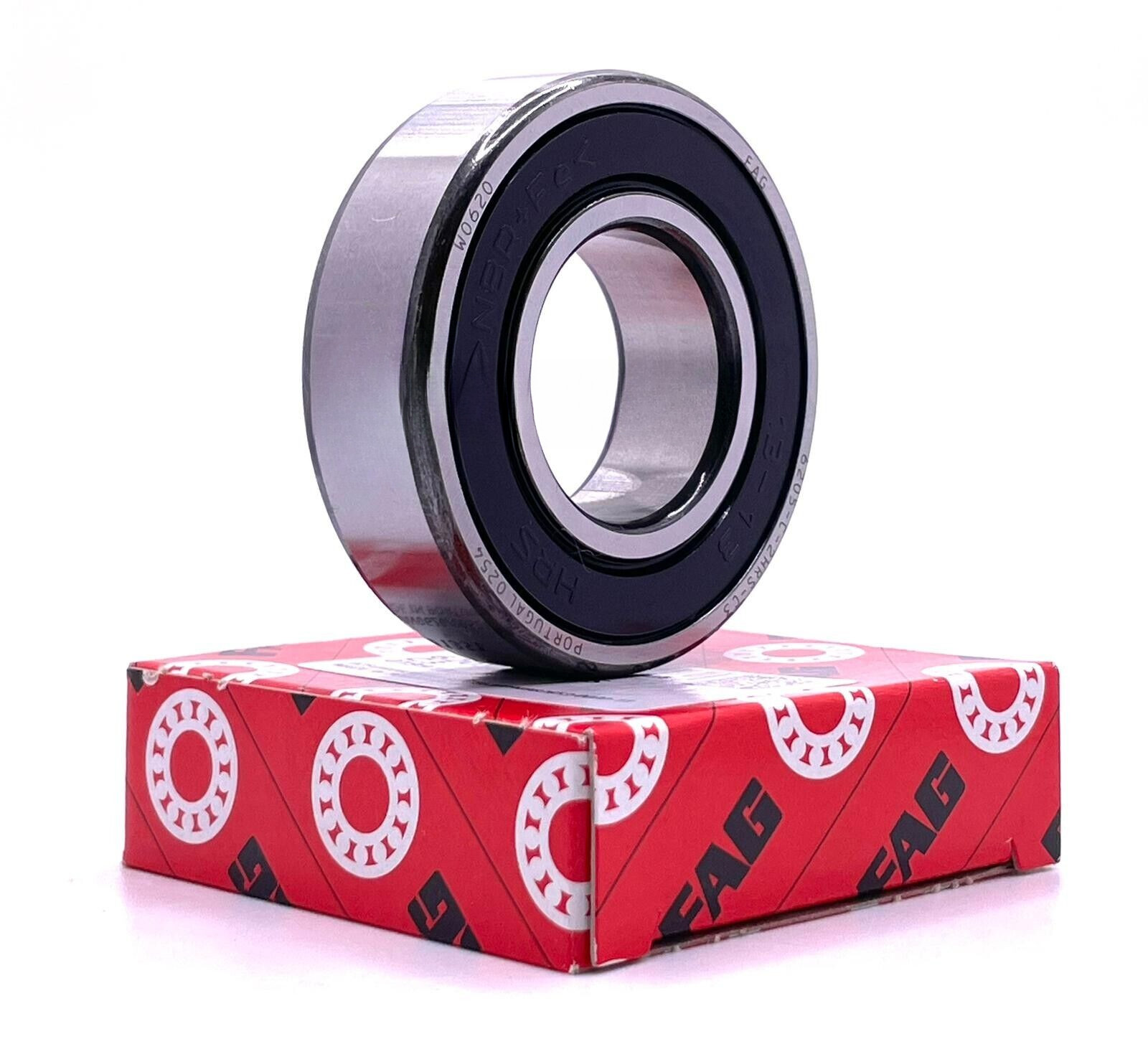 FAG 6205 2RS C3 DEEP GROOVE BALL BEARING RUBBER SEALED 25x52x15mm 6205-C-2HRS C3
