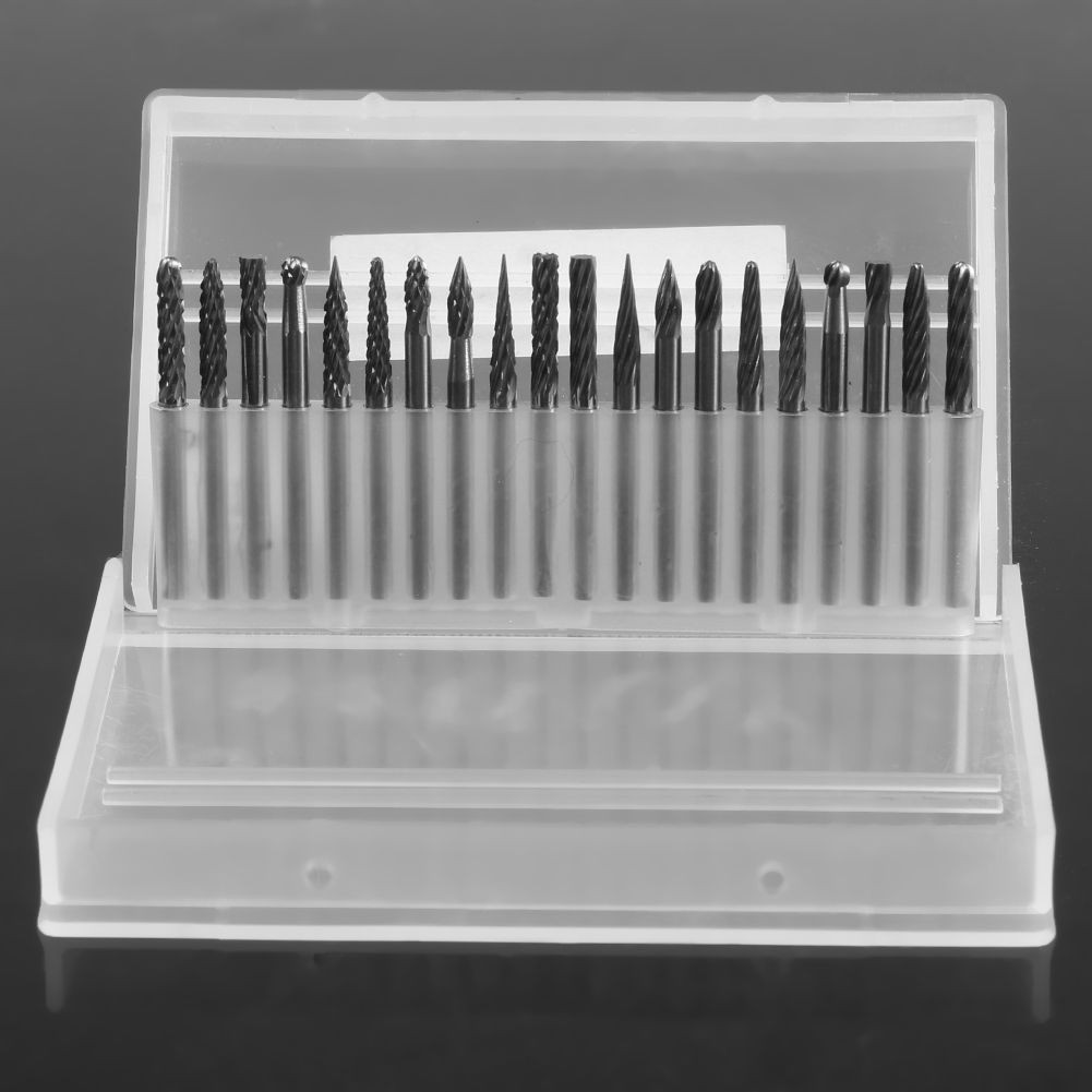 20 Pcs/set Dental Tungsten Carbide Cutter Rotary For Dremel 3*3mm Tool Drill Bit