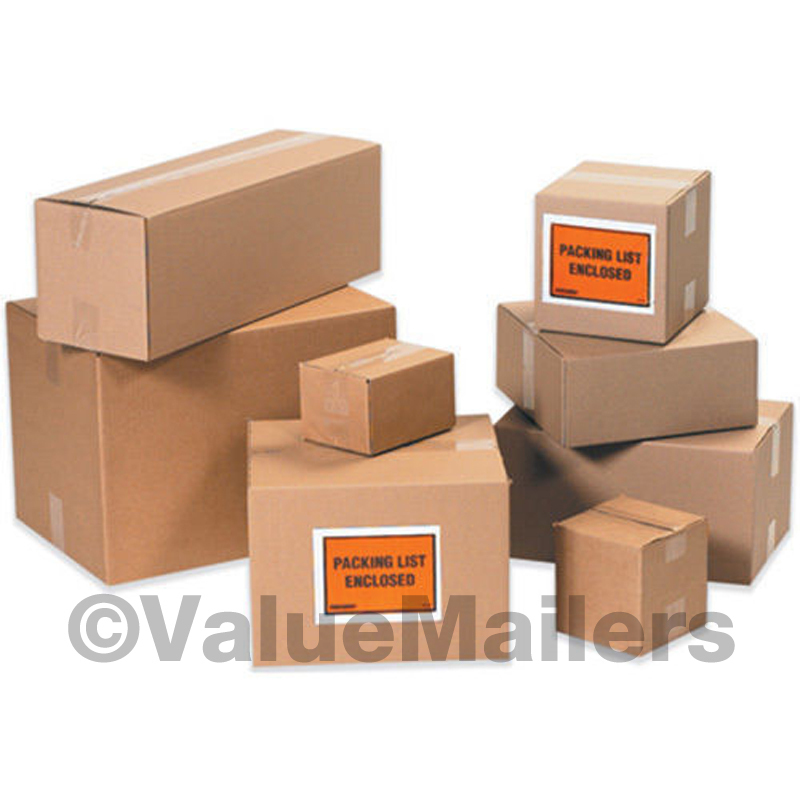 50 12x8x7 Shipping Packing Box Mailing Moving Boxes Corrugated Cartons Storage