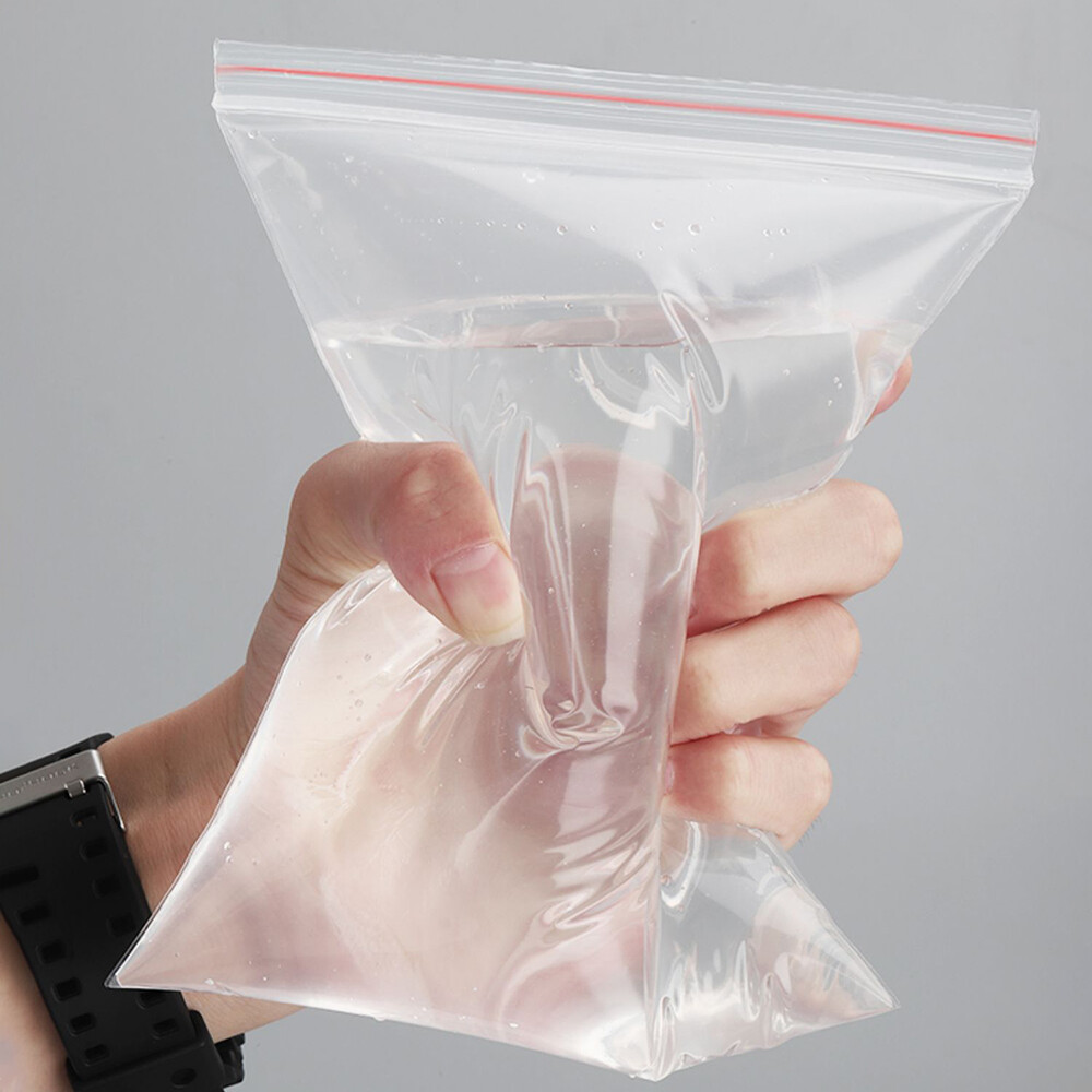 4×6/5×7/8×12/10x15cm Clear Zip Seal Plastic Bags Jewelry Lock Reclosable Baggies