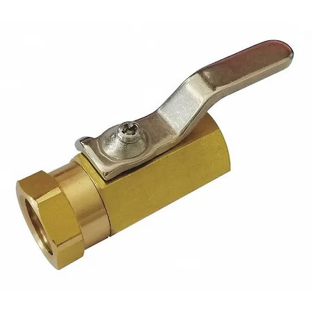 1/8″ Fnpt Brass Mini Ball Valve Inline, G-Fmfp-18