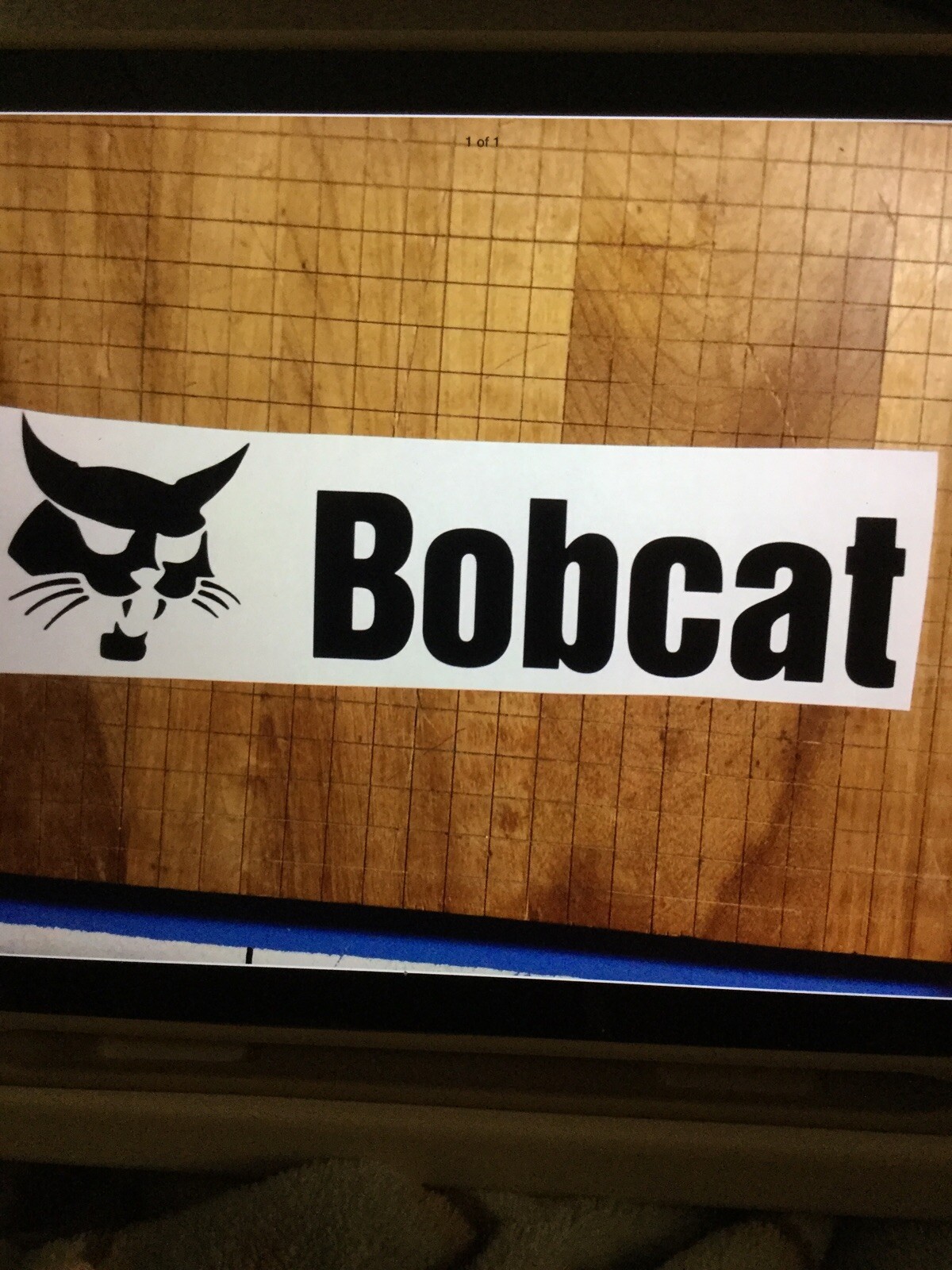Bobcat Sticker 12” (Set Of 2) Logo Skid Steer Vinyl Decal White Or Black