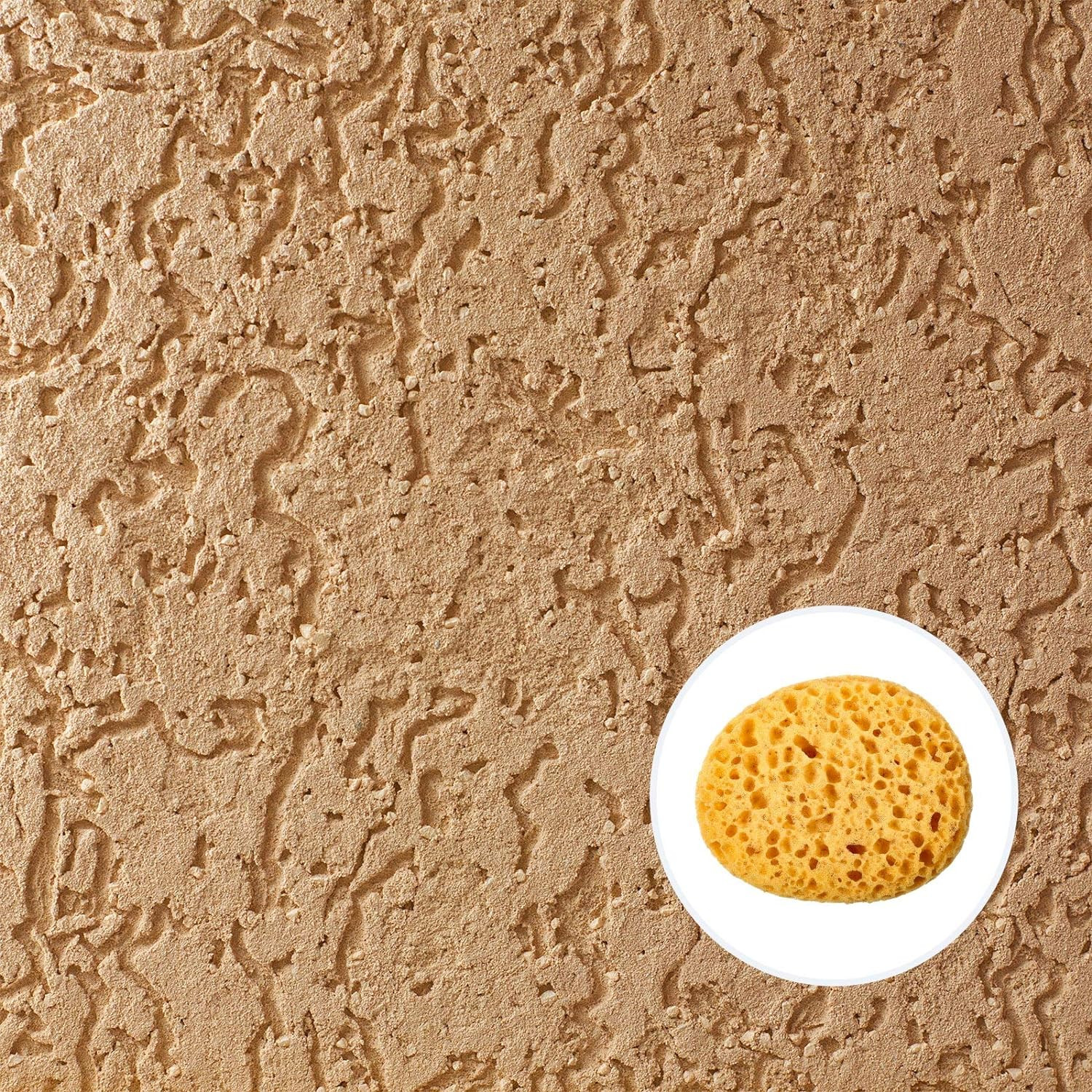 2 Knockdown Texture Sponges, DIY Painting Tools for Drywall and Ceiling Repair