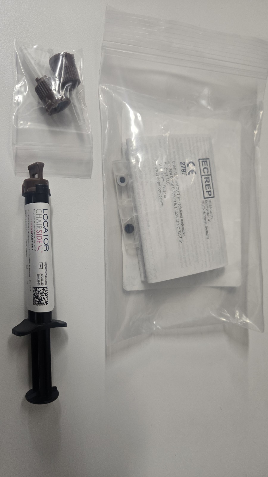 ZEST DENTAL CHAIR SIDE TRIAL LOCATOR SIZE 3G