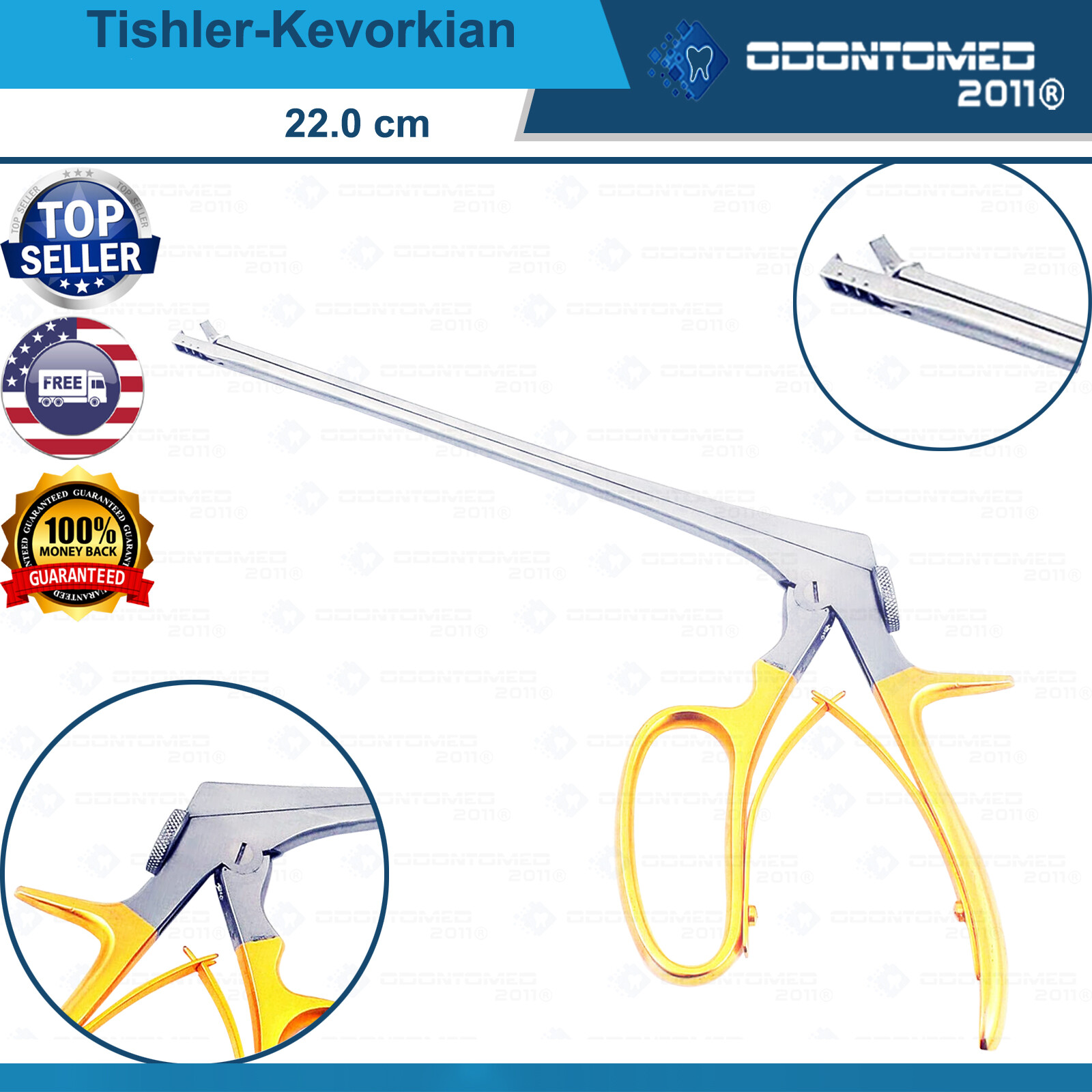 5 PiecesTishler-Kevorkian Cervical Biopsy Punch, Surgical, Gyne 22.0cm,