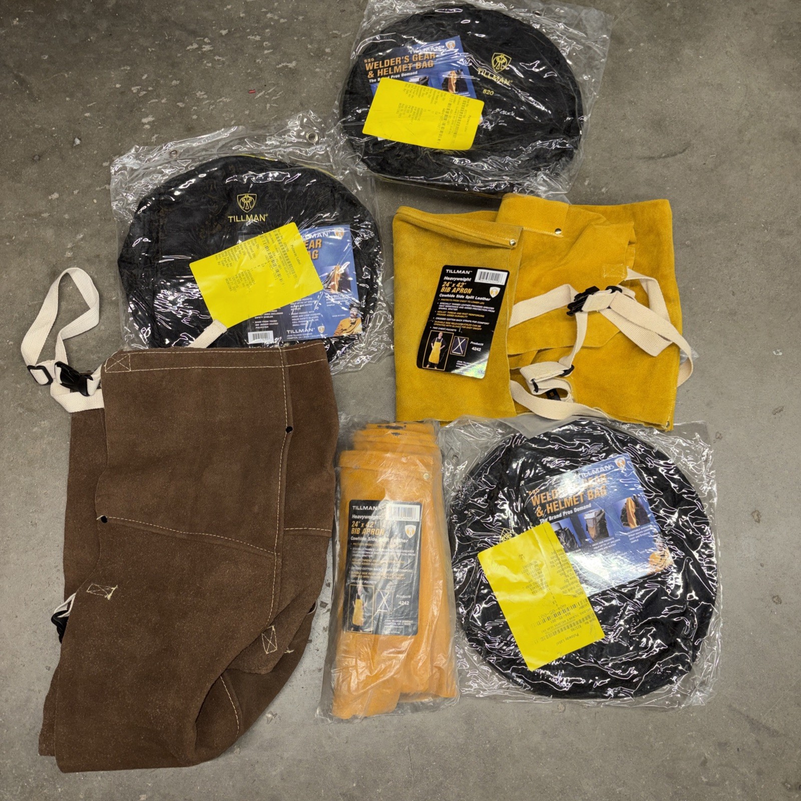 Tillman 24×42 Bib Apron Heavyweight Leggings Chaps Lot Welding Clothing Lot