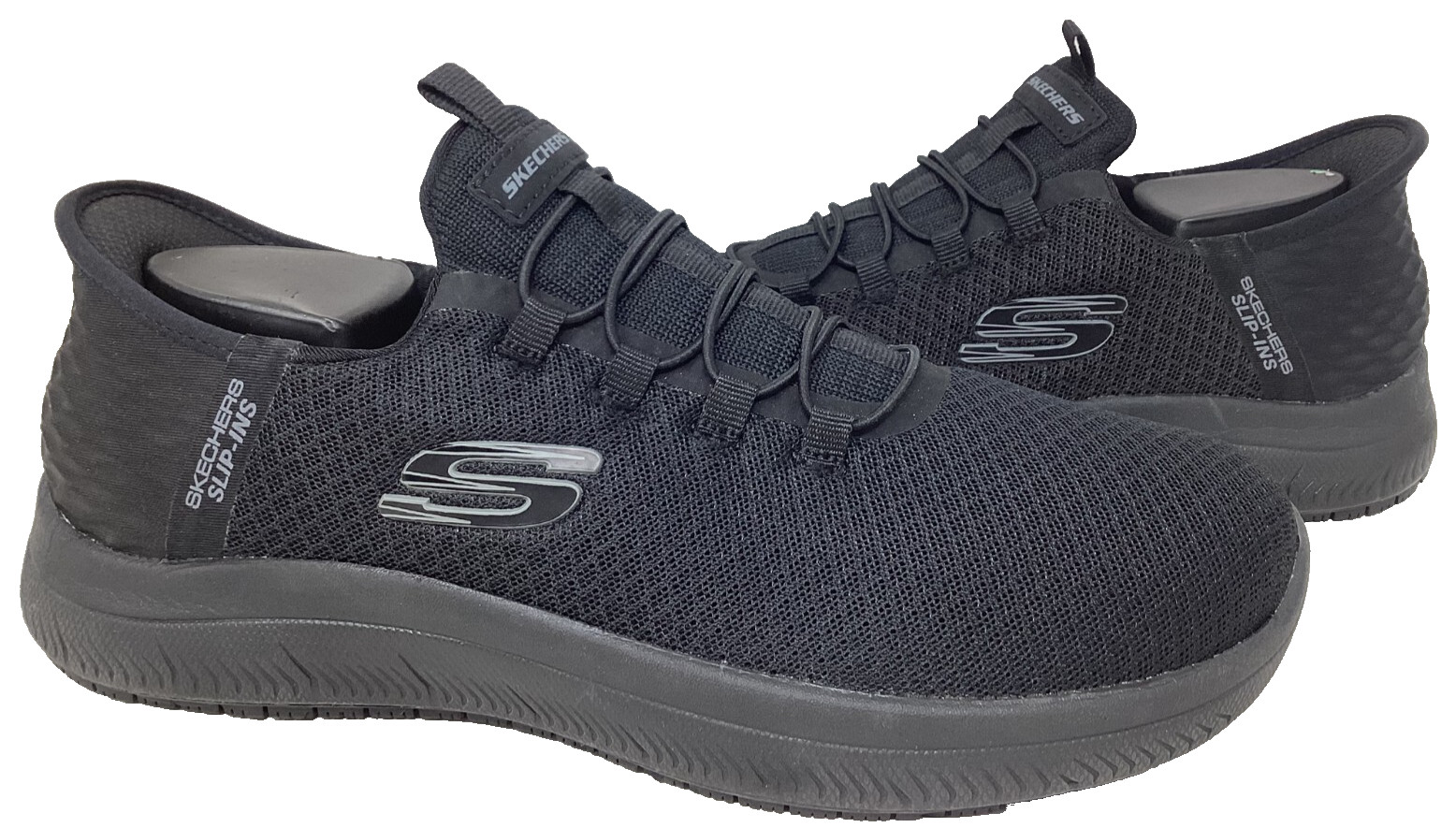 Skechers Women’s Slip-Ins Work Summits SR Enslee Shoes Black Wides Size:8 107R