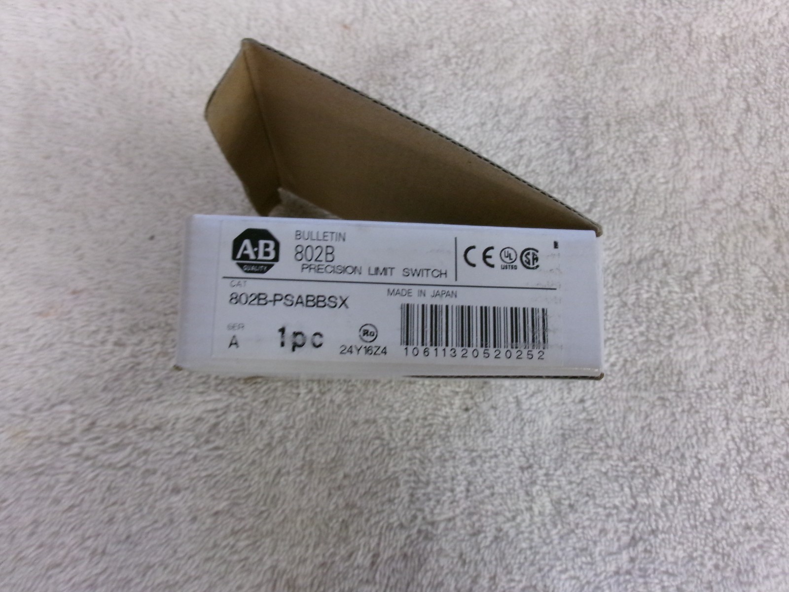 NIB Allen Bradley Bulletin 802B Precision Limit Switch 802B-PSABBSX Ser A