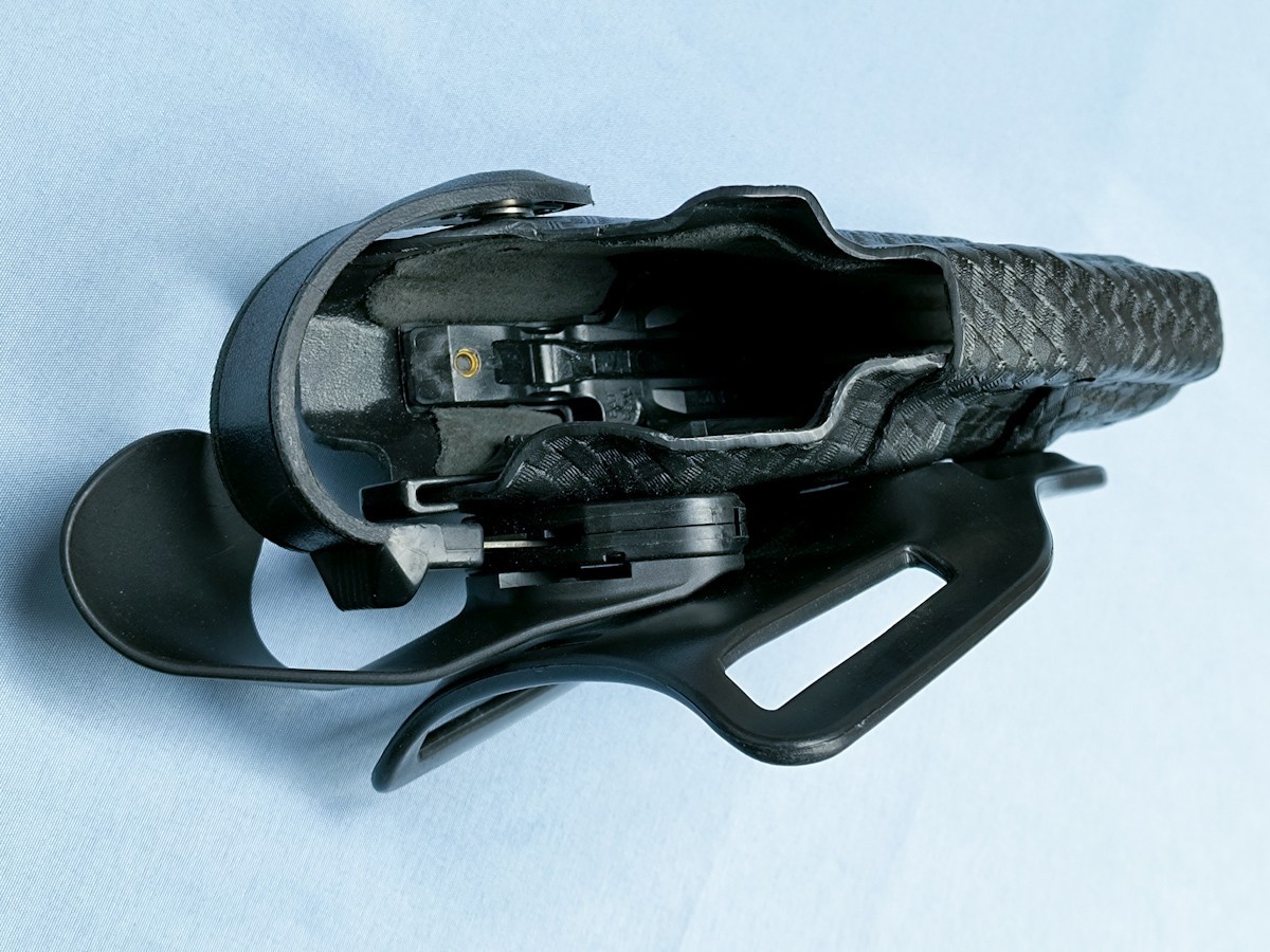 Safariland 6360 Plastic Basketweave Duty Belt RIGHT Holster For Glock 20 , 21