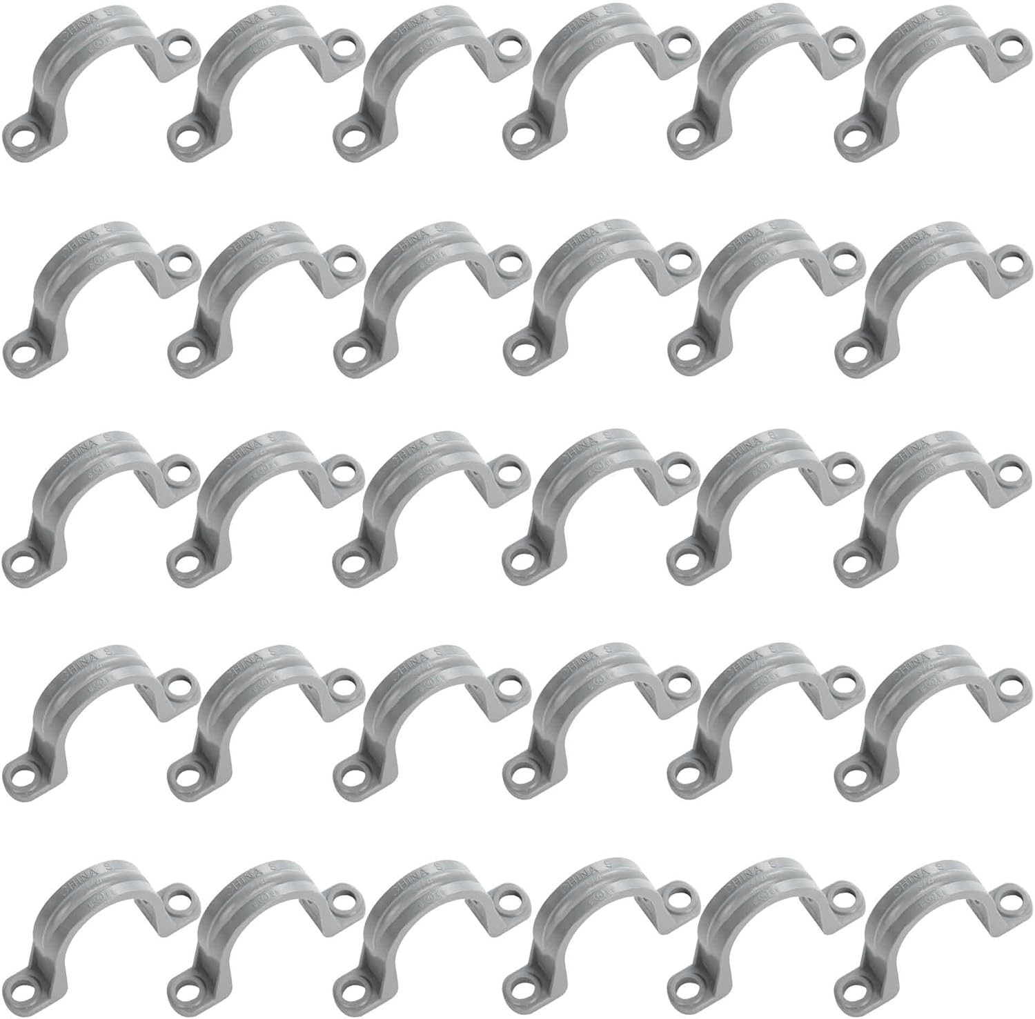 Easy-to-Install 30 Pack 3/4″ PVC Conduit Strap Fittings for All Applications