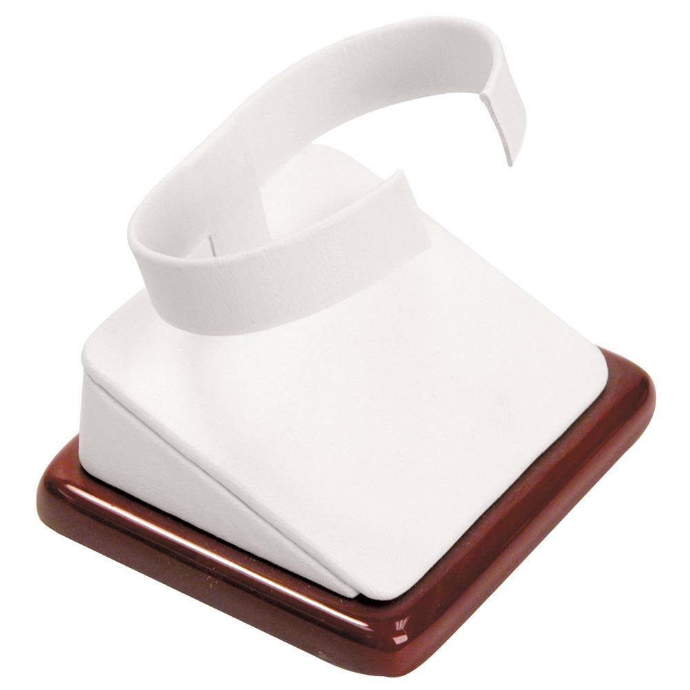 Red Rosewood Jewelry Bangle / Watch Display Holder Watch Display Stand