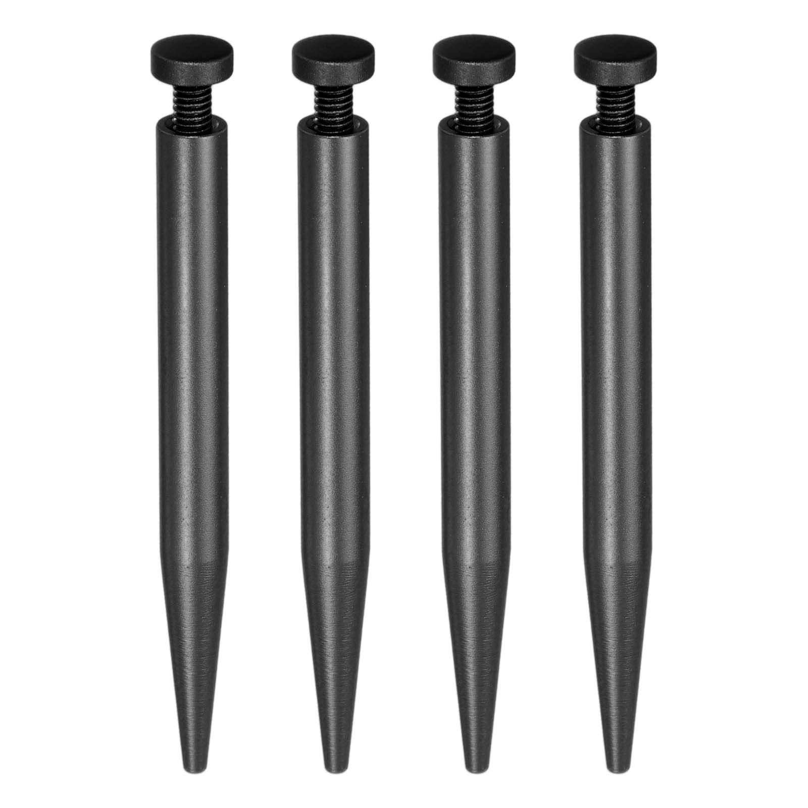 4Pcs 0.3″ x 2.9″Standoff Screws Aluminum Alloy Wall Mount Black