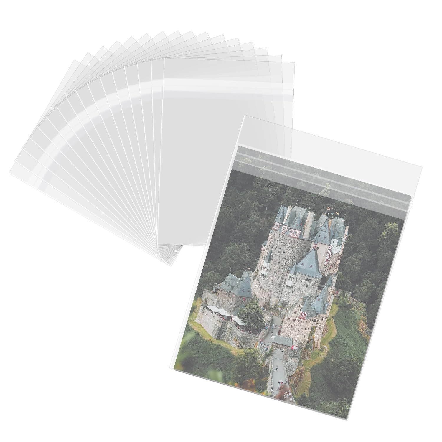 Mat Board 100 Pack 11×14 Inch 1.6 Mil Crystal Clear Resealable Bags – Acid-Free
