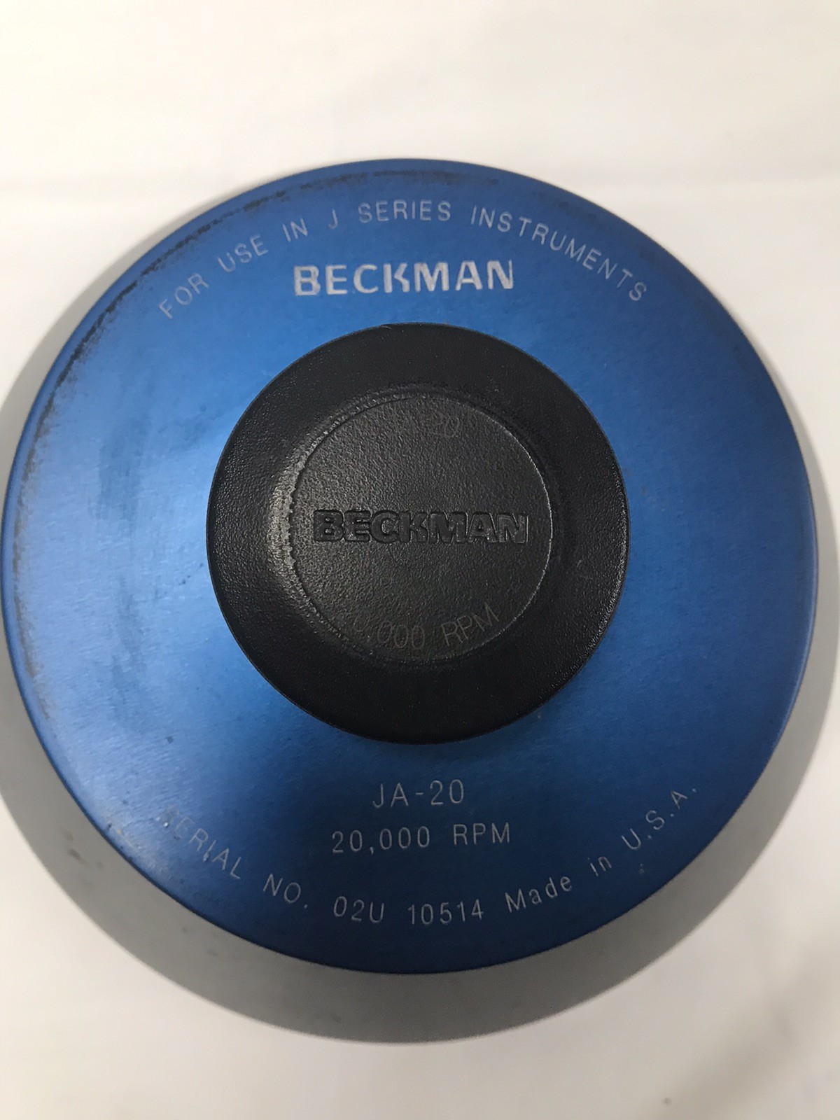 Beckman Coulter JA-20 J Series Centrifuge Rotor 20,000 RPM