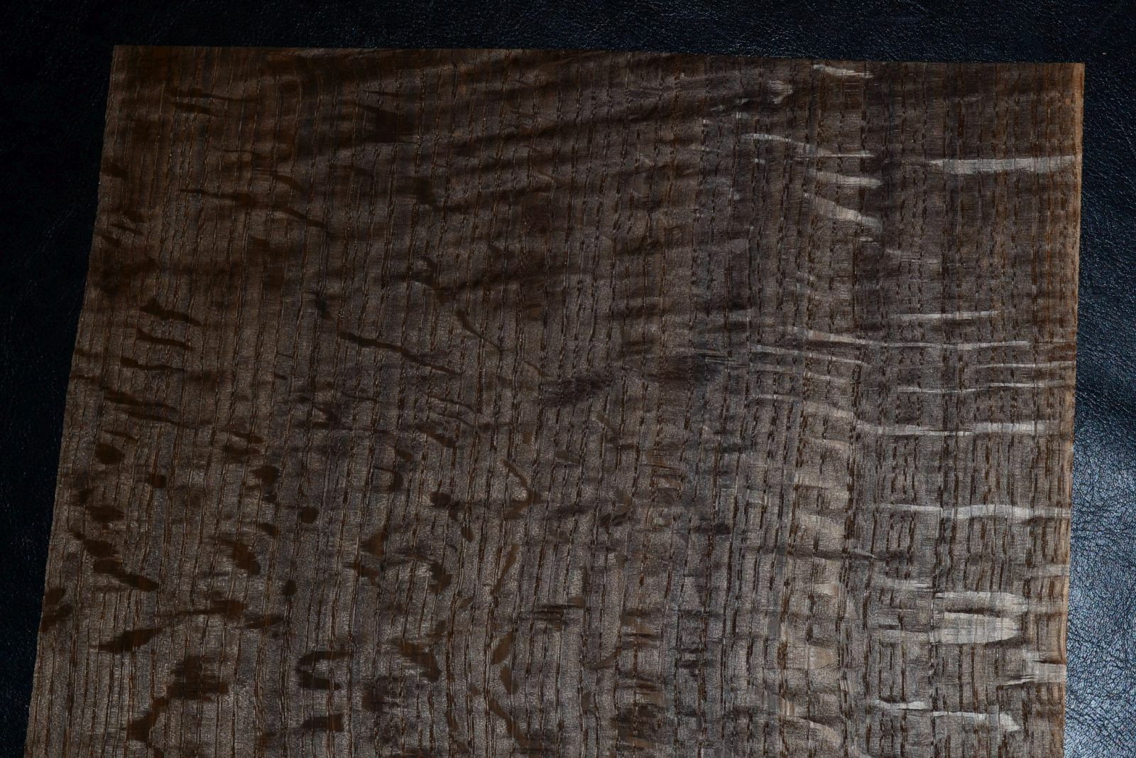 Fumed Oak Raw Wood Veneer Sheet 10 x 26 inches 1/42nd thick F8636-45