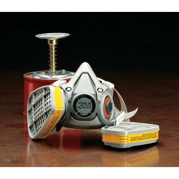 3M 6100 Half Facepiece Reusable Respirator, 6000 Series, Thermoplastic