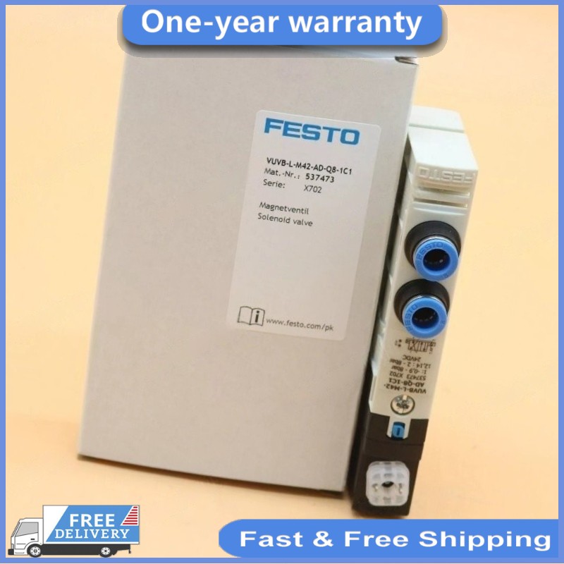 VUVB-L-M42-AD-Q8-1C1 1PC New Festo solenoid valve In Box Brand new Free Shipping