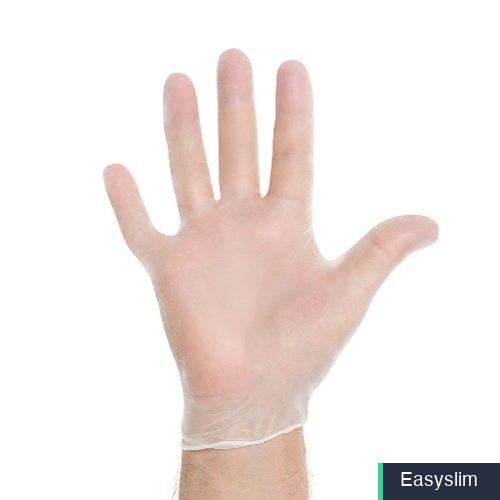 Vinyl Synthetic Exam Gloves Powder-Free 7.9 mil Large White 1000