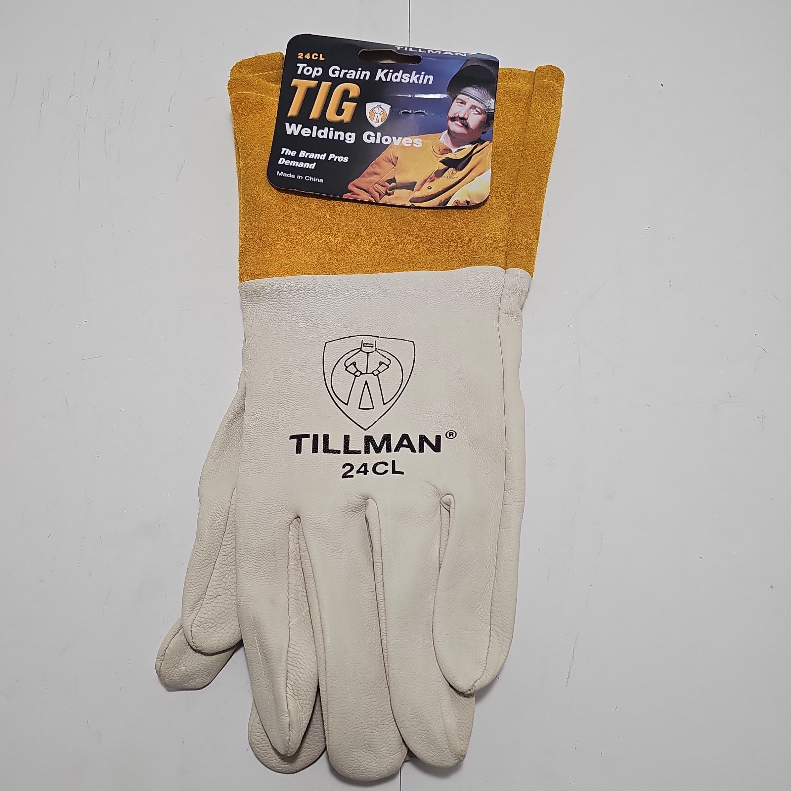 New Tillman Top Grain Kidskin TIG Welding Gloves 24CL Large New with Tags