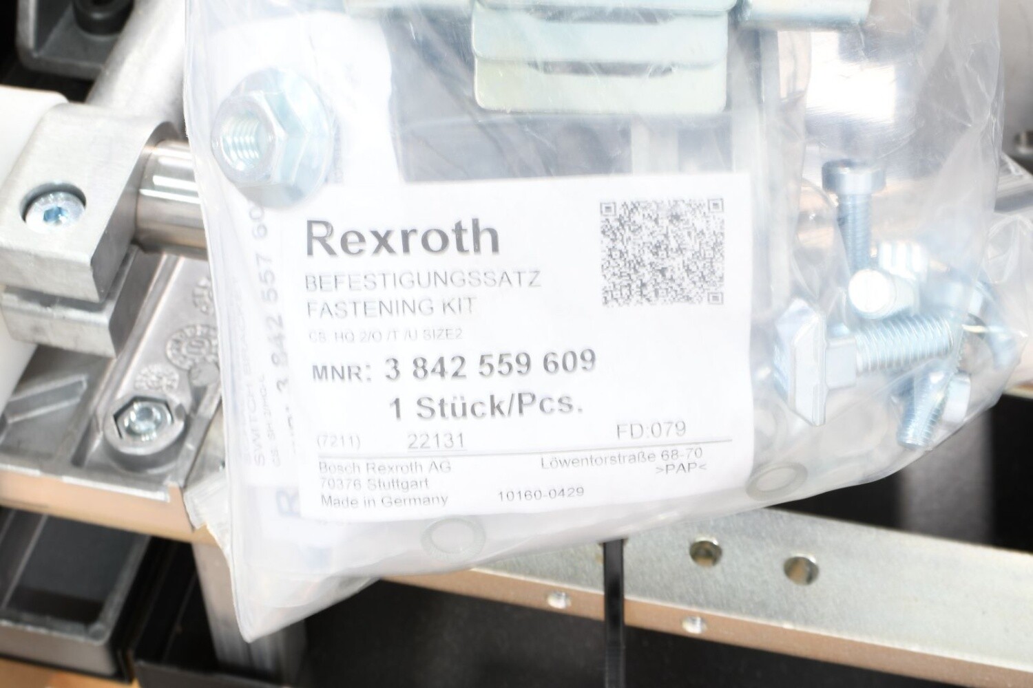 REXROTH 3 842 998 113, HQ 2/O, Lift Transverse Unit with Motor