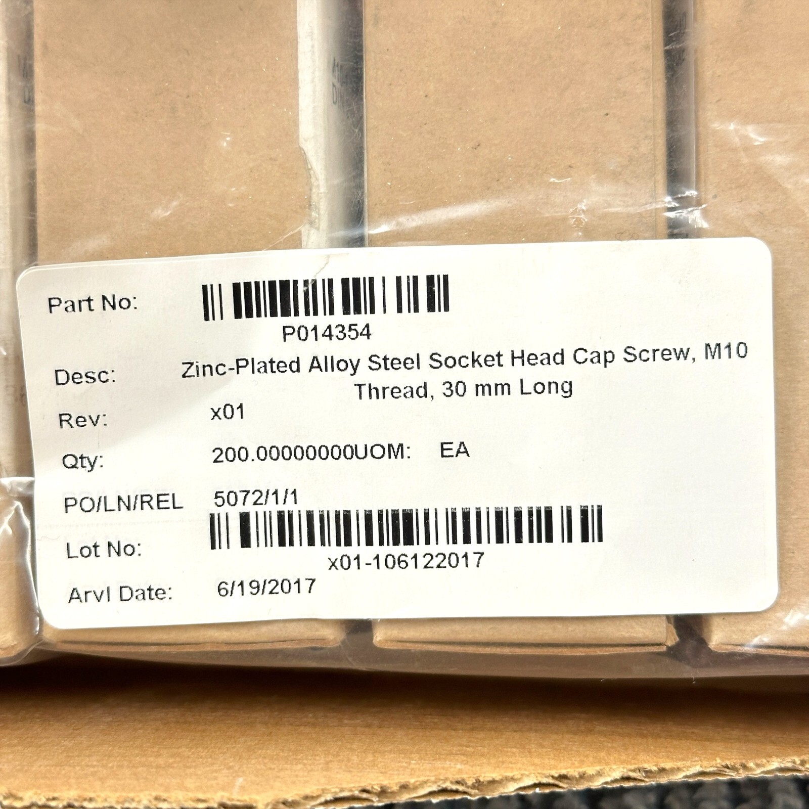 25 pcs Solution Industries Socket Head Cap Screw M10-1.5×30 12.9 Threaded