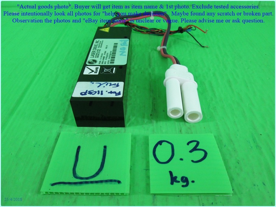Laser Drive 111-1700-4.9-5, Helium Neon supply as photo, FAIL part not working