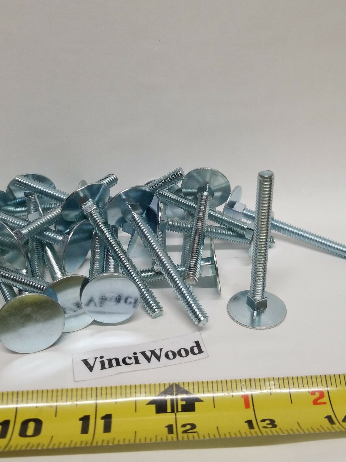 1/4-20 x 2-1/2″ Elevator Bolts – Zinc Finish (24) Pcs. Quality hardware.
