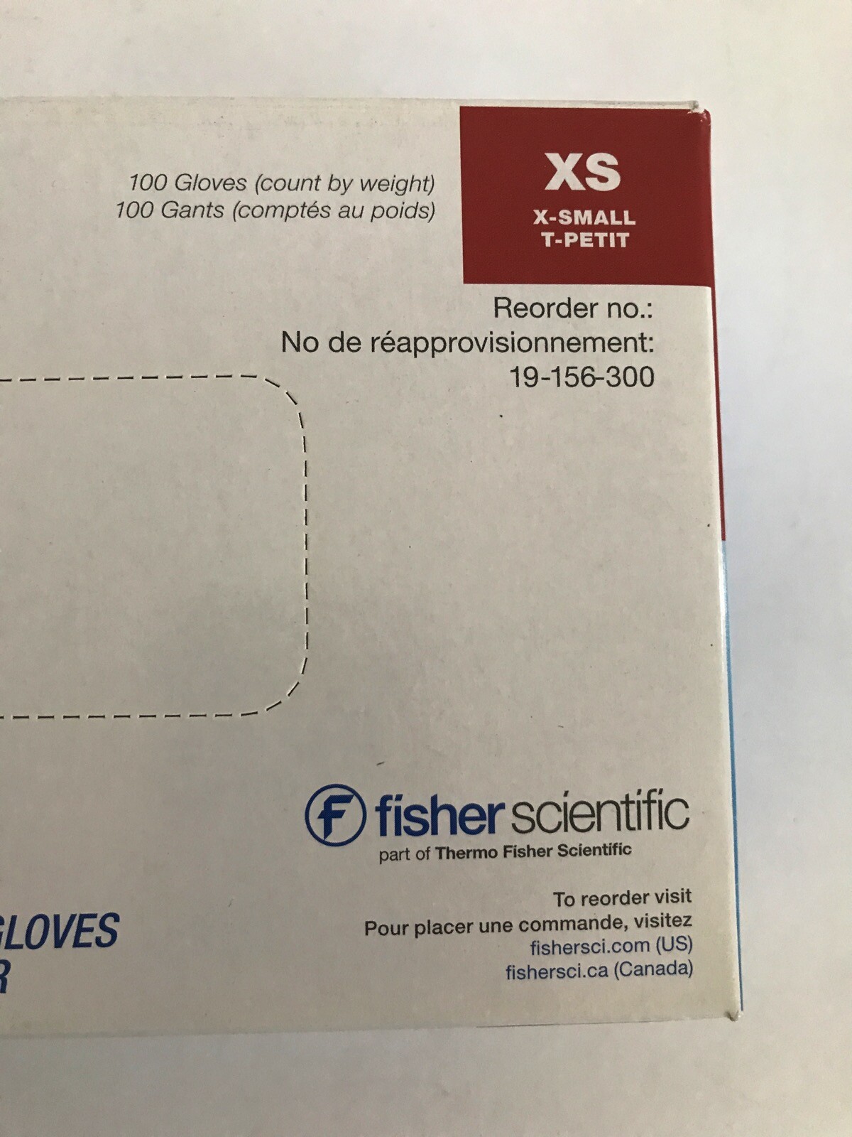 (100/Pk) FISHERBRAND Disposable Nitrile Exam Gloves – Size XSmall – Blue Color