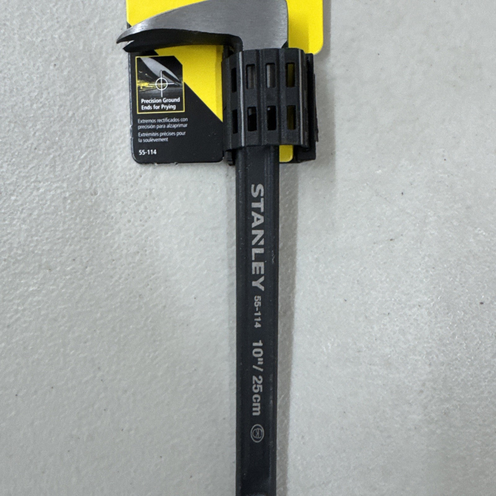 Stanley 10” Claw Bar Pry Bar 55-114 2 Pack Nail Puller Heavy Duty