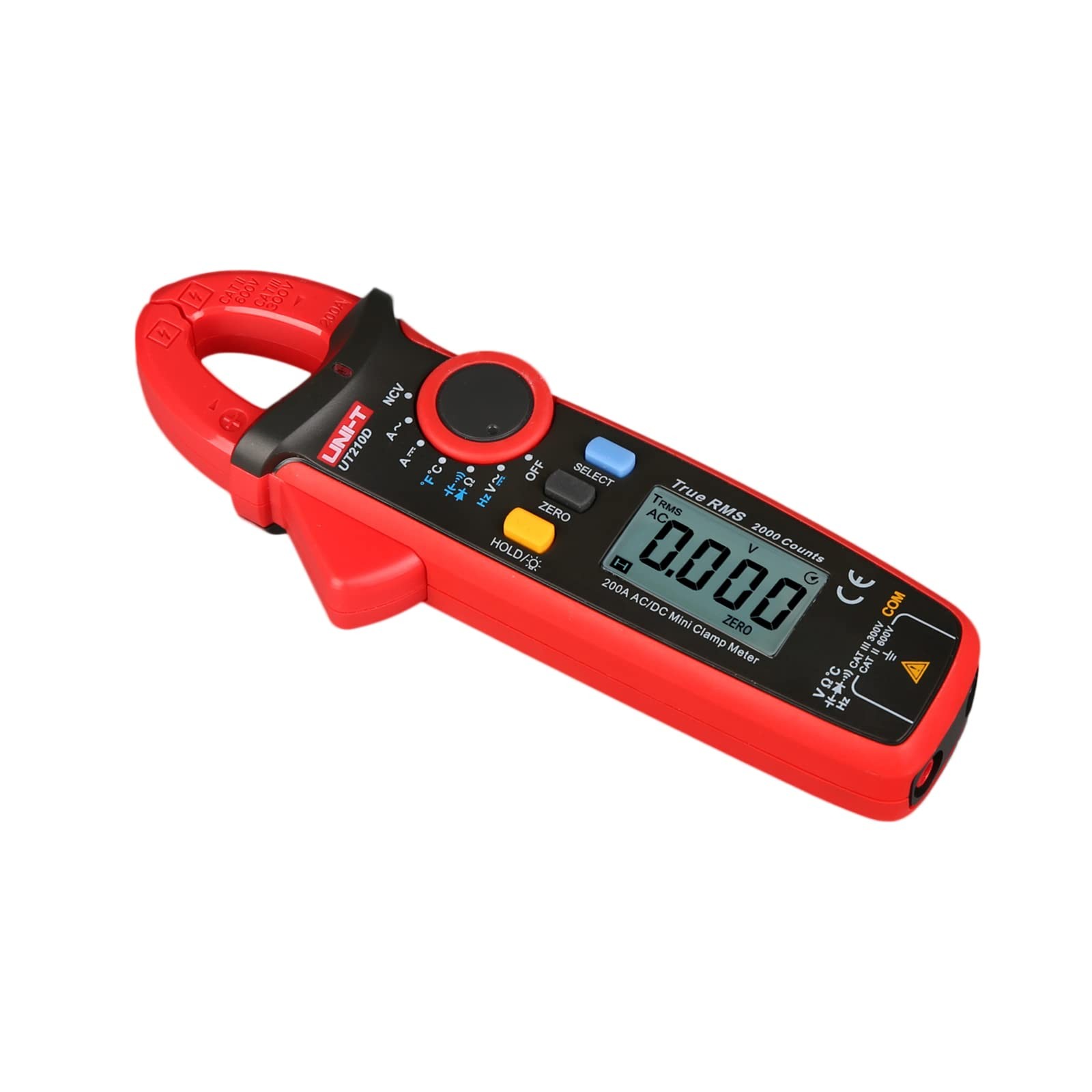 AC/DC Clamp Meter UT210D Amp Meter Clamp Multimeter Tester Digital Voltmeter …
