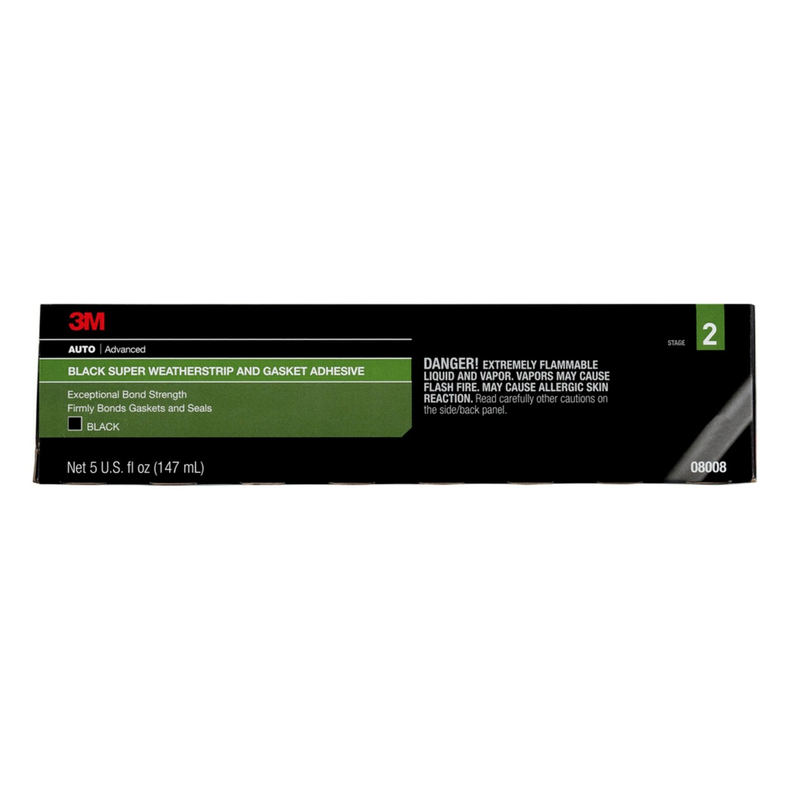 3M Black Super Weatherstrip and Gasket Adhesive, 5 fl. oz.