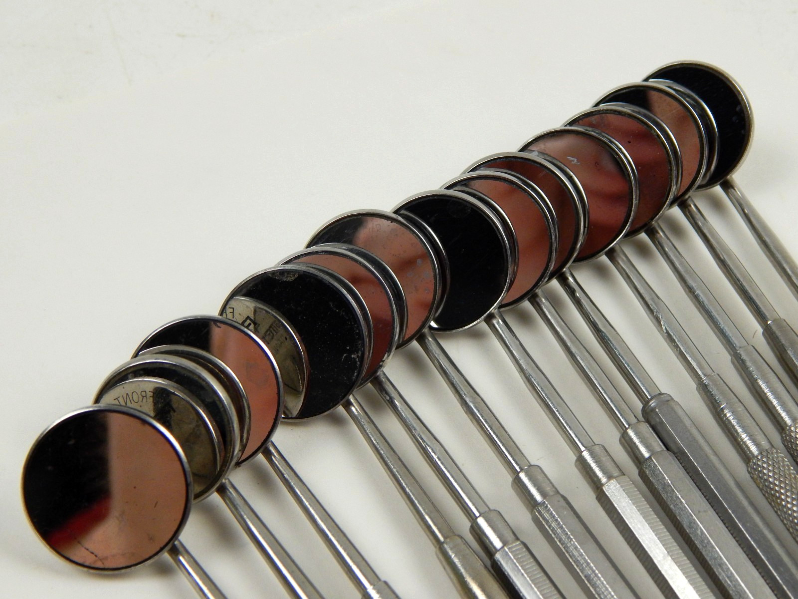 13pc #4 Mirrors Patterson & Henry Schein Dental Dentistry Tools Lot #38