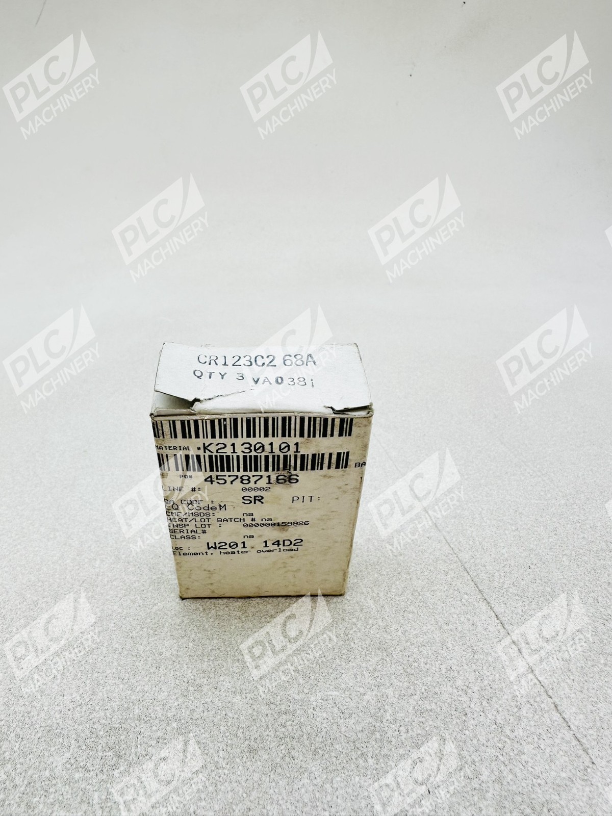 General Electric CR123C2.68A Heater Overload Element W201 14D2 Box of 3