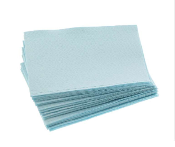 Crosstex WEXABL Advantage Dental Patient Bibs 2-Ply 13″ X 18″ Blue 500/Pk