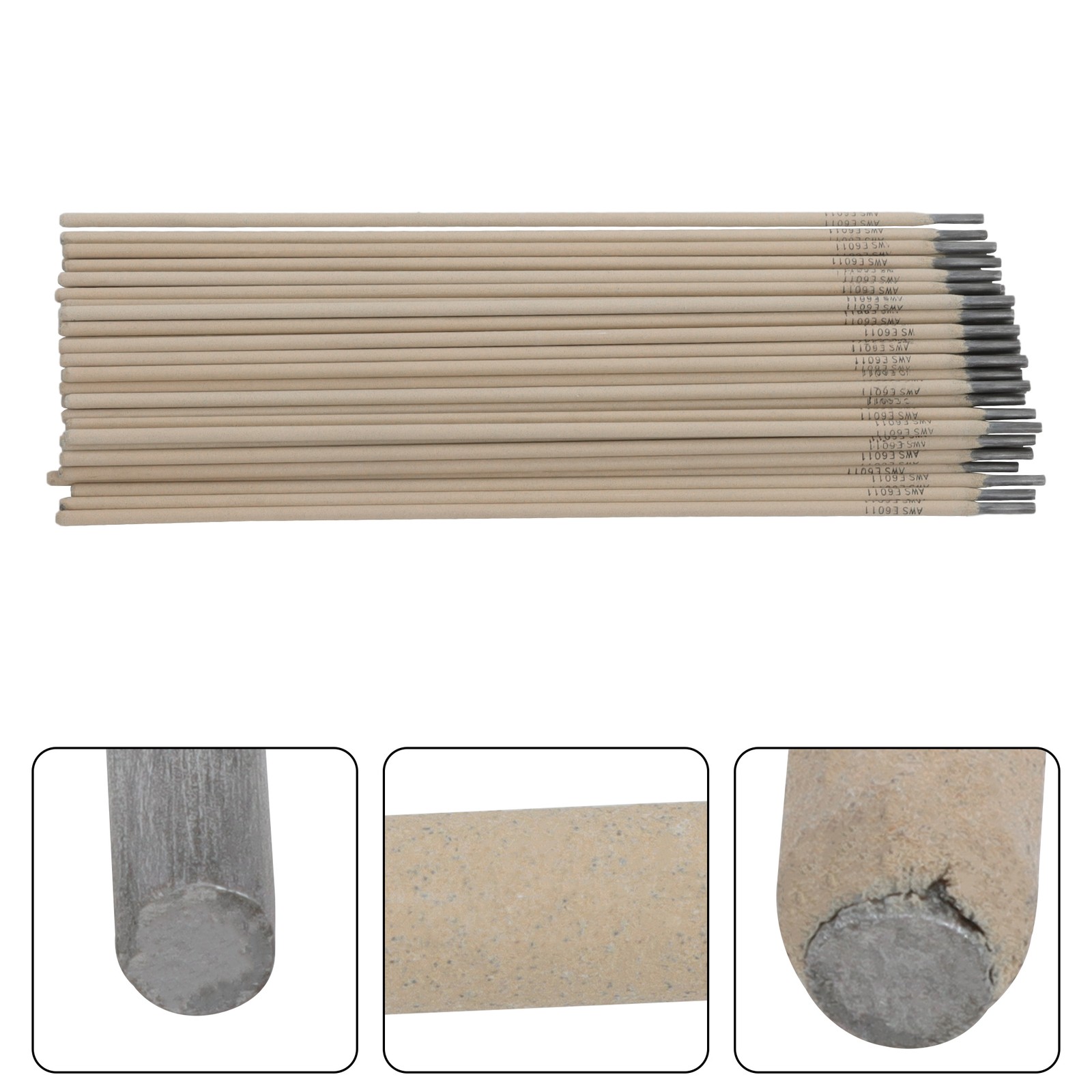 1 Pack E6011 Welding Rods 5/32″ 5 Lbs Carbon Steel Stick Electrodes Welding Rod
