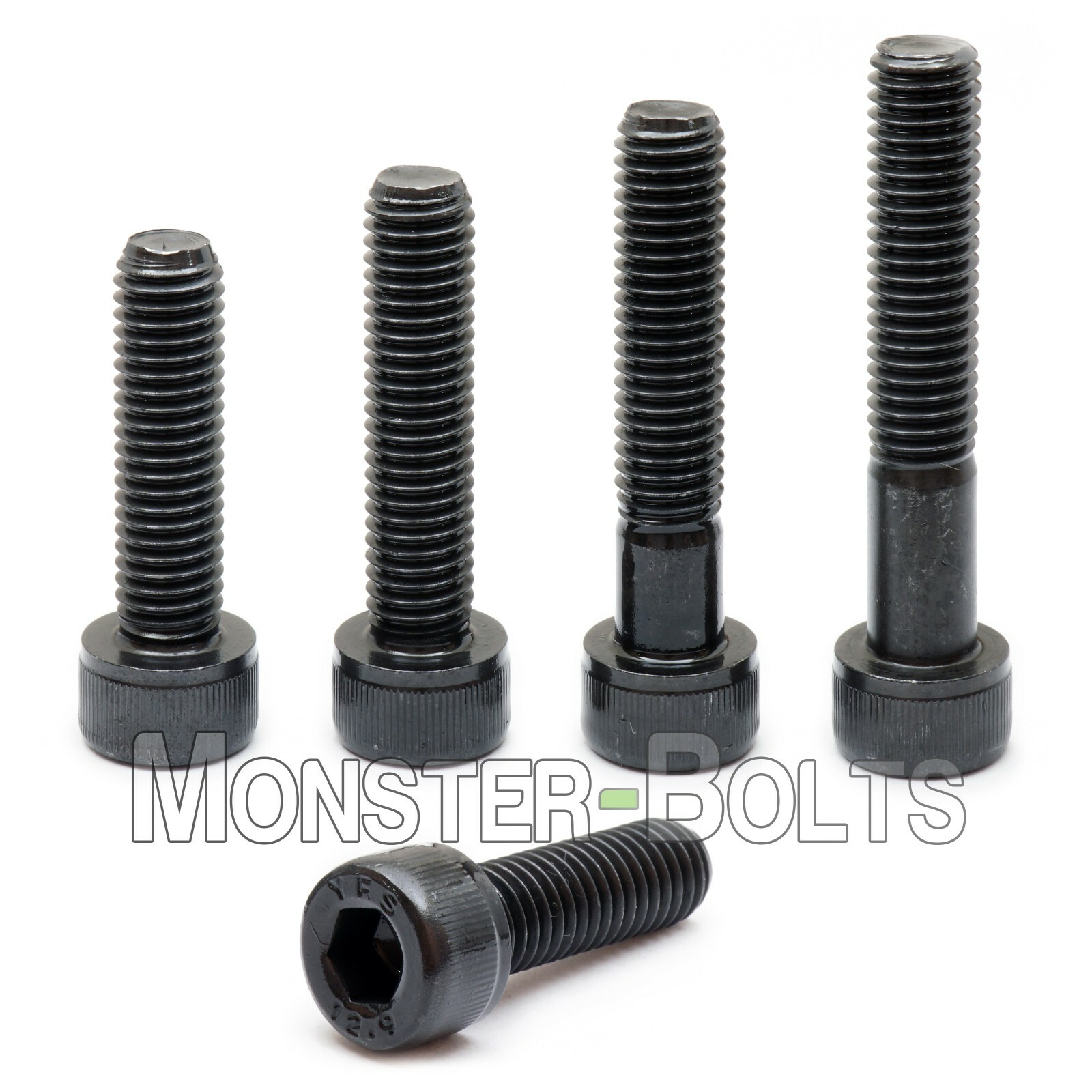 #8-32 Socket Head Cap Screws, Alloy Steel w/ Black Oxide, US SAE Coarse Thread