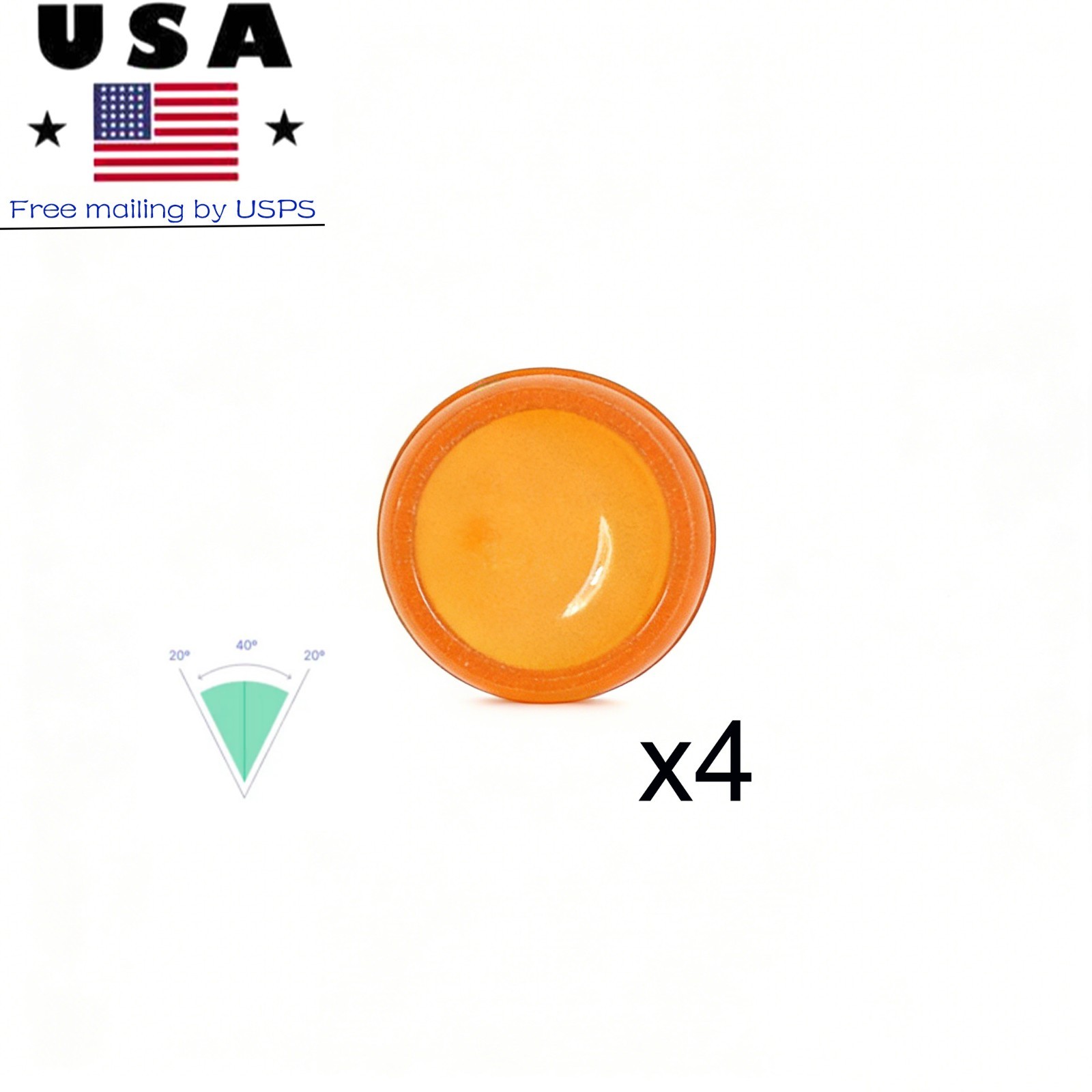4Pcs Dental Fit Zest Locator Male Cap Inserts Overdenture Attachment Replacement