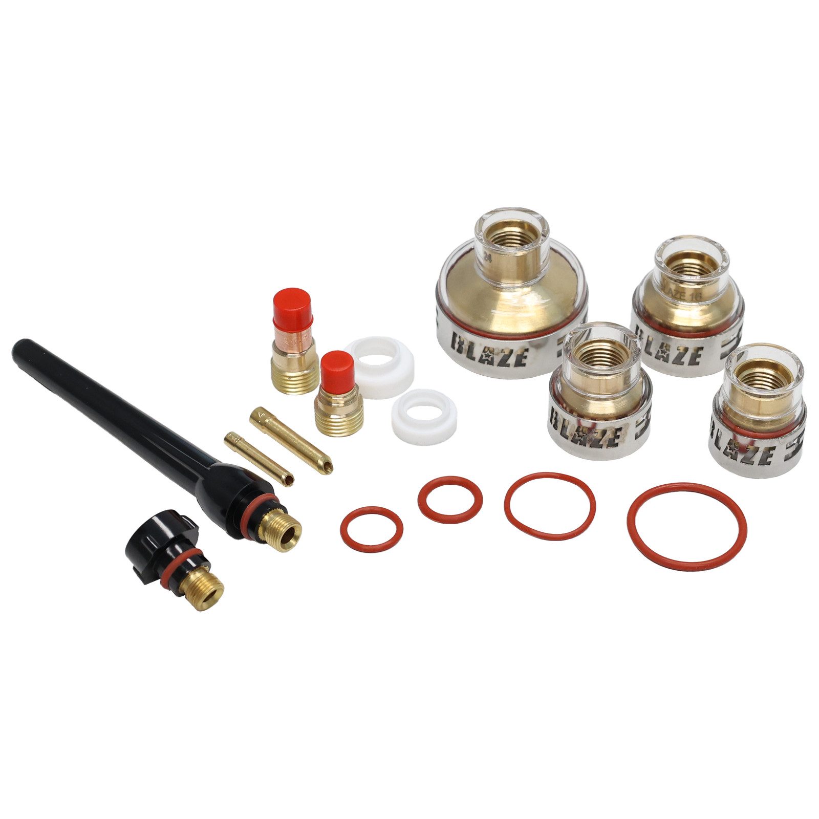 TIG Star Blaze Champagne Style Cup Quartz 28 Pc TIG Kit