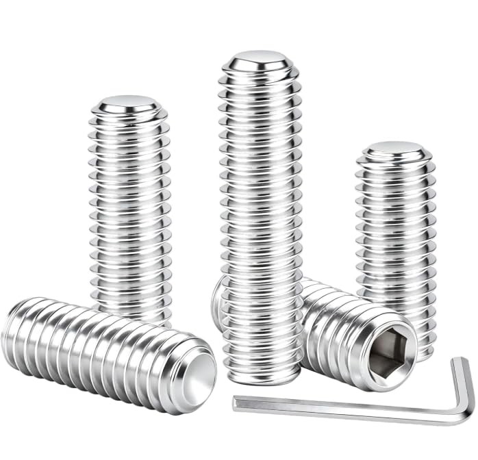 HTOEWM 3Pcs M10-1.5x45mm Set Screws Grub Screws