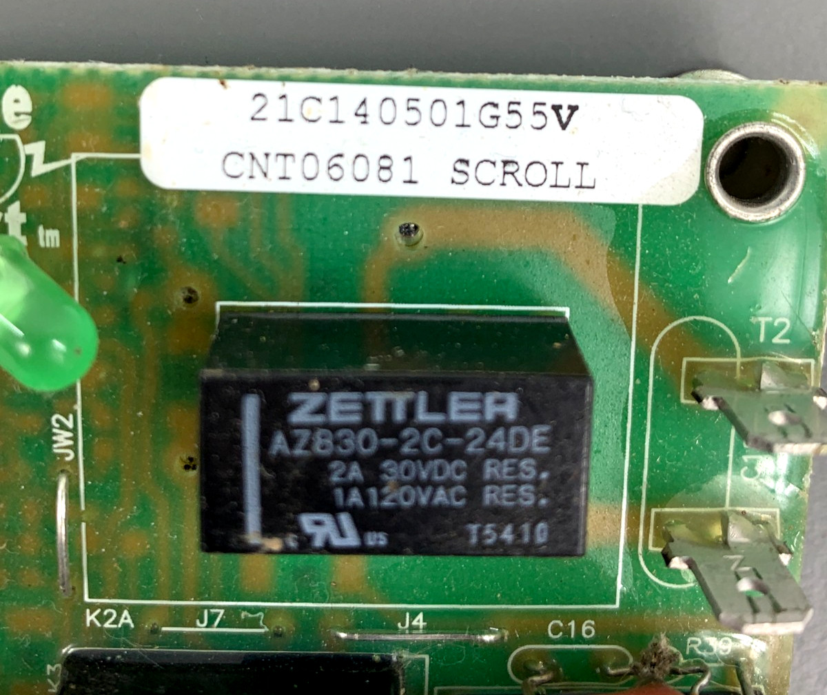 Trane Defrost Fan Control Board CNT06081 21C140501G55V