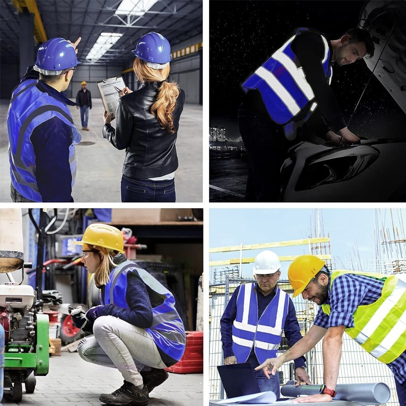High Visibility Reflective Safety Vest for Men Women Work Construction Vest