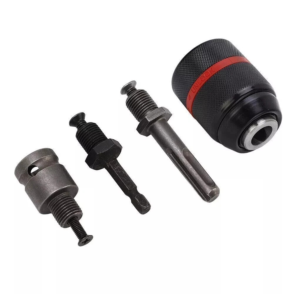 13mm Keyless Drill Chuck Metal Heavy Duty 1/2”-20UNF with SDS-Plus/Hex Shank US