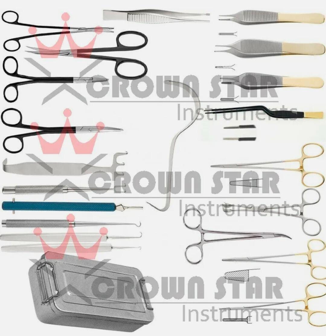 Best Face-lift Instruments Set Of 20pcs Packed In Stainless Steel Box