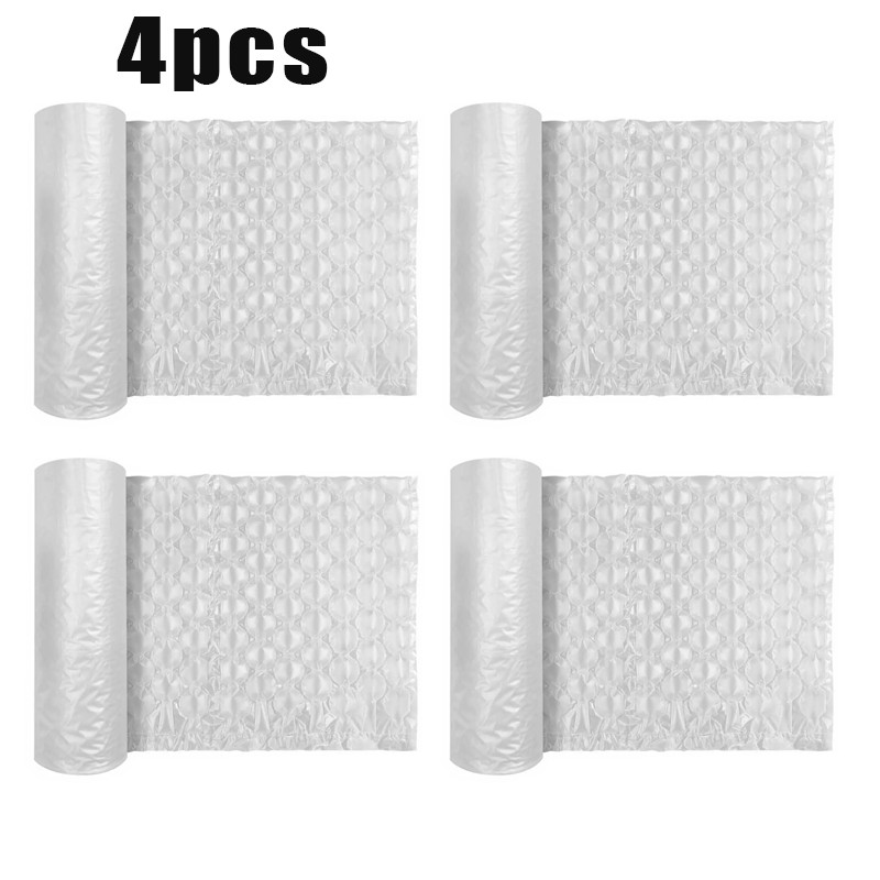 4 Rolls 984ft x16″ Air Cushion Machine Film Bubble Pillow Packaging Padding Roll