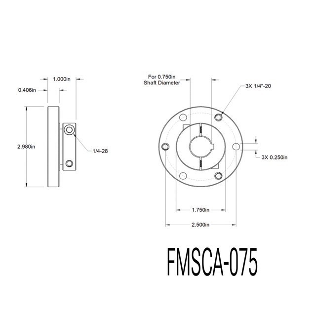 Face Mounted Shaft Collars/ Hub Mount Shaft Collar Couplings Alum or Steel
