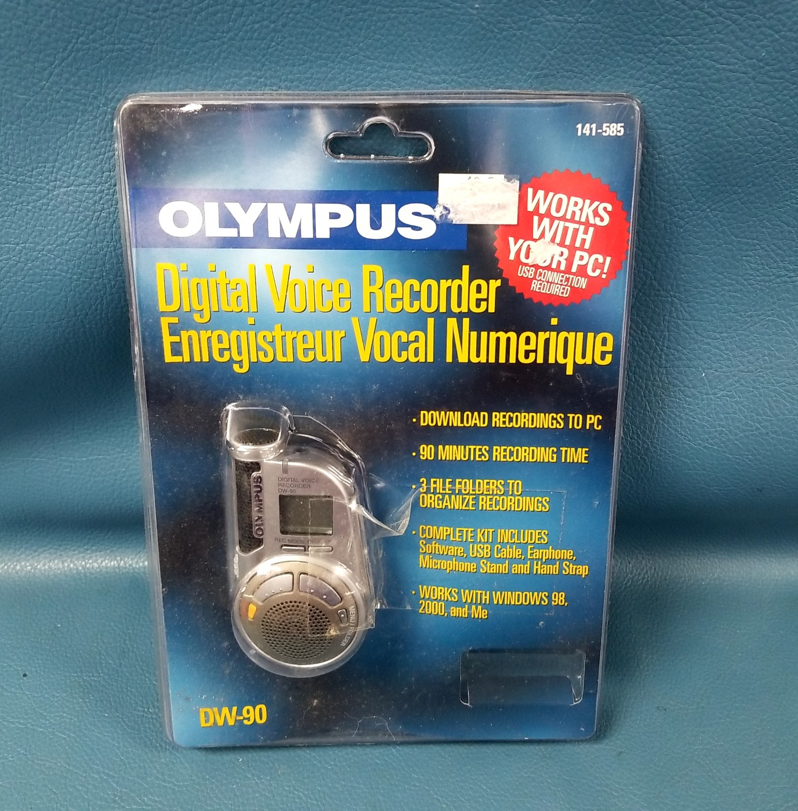Sealed In Package VTF Olympus DW-90 Handheld Digital Voice Recorder NOS