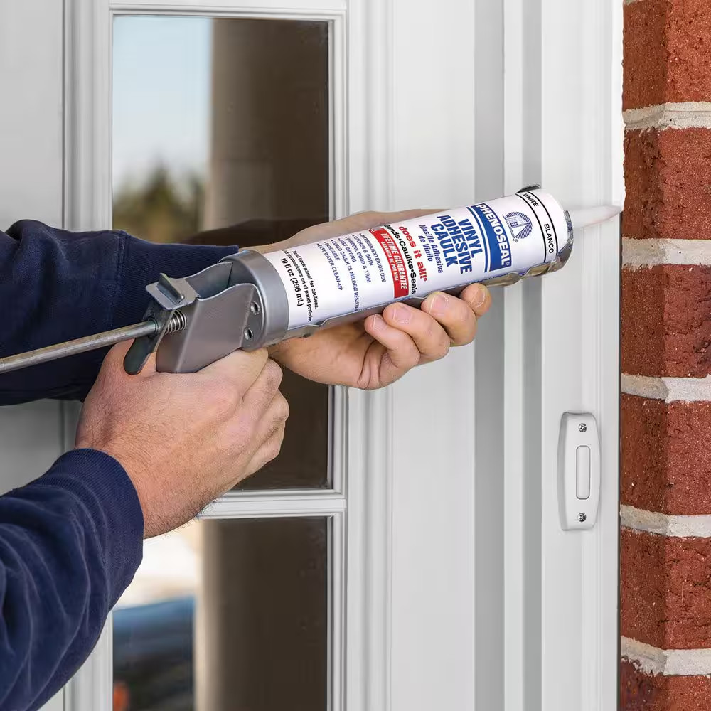 Does It All 10 Oz. White Exterior/Interior Vinyl Adhesive Caulk