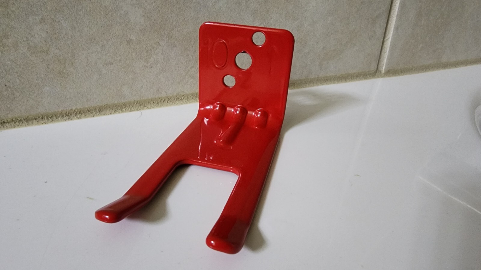 (4) 10LB  New UNIVERSAL Fire Extinguisher Bracket Hook Style Wall Mount Hanger