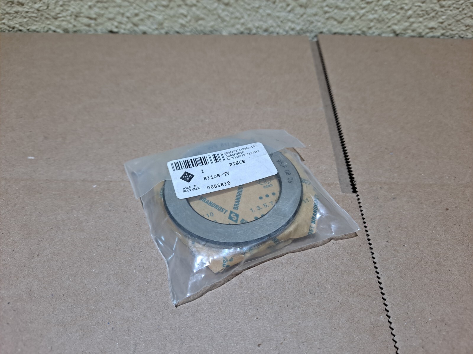 NEW INA 81108-TV THRUST ROLLER BEARING WS 811 08 GS 811 08 Fast Shipping